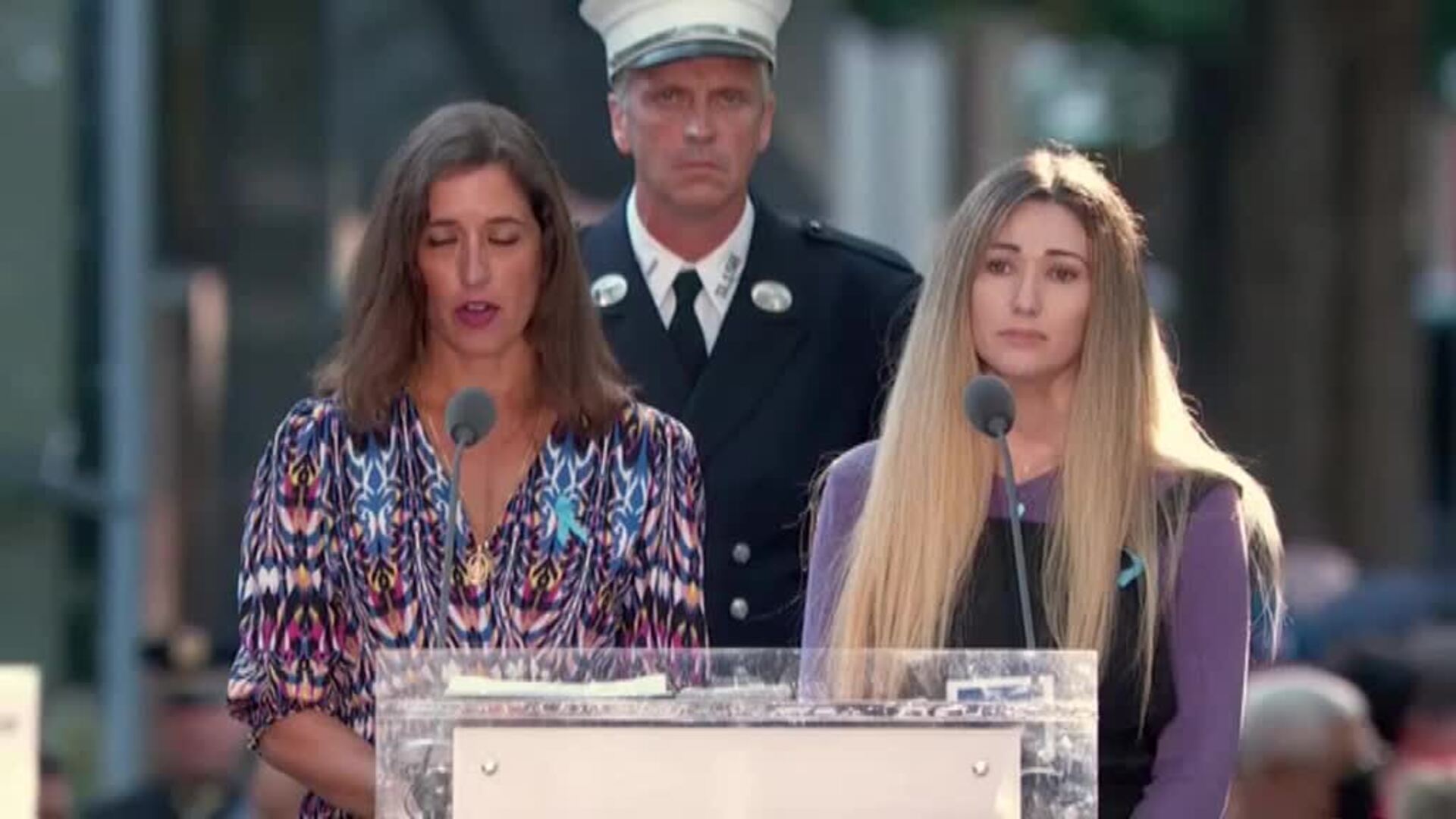 Emotiva lectura de los nombres de todas las víctimas en los atentados de las Torres Gemelas