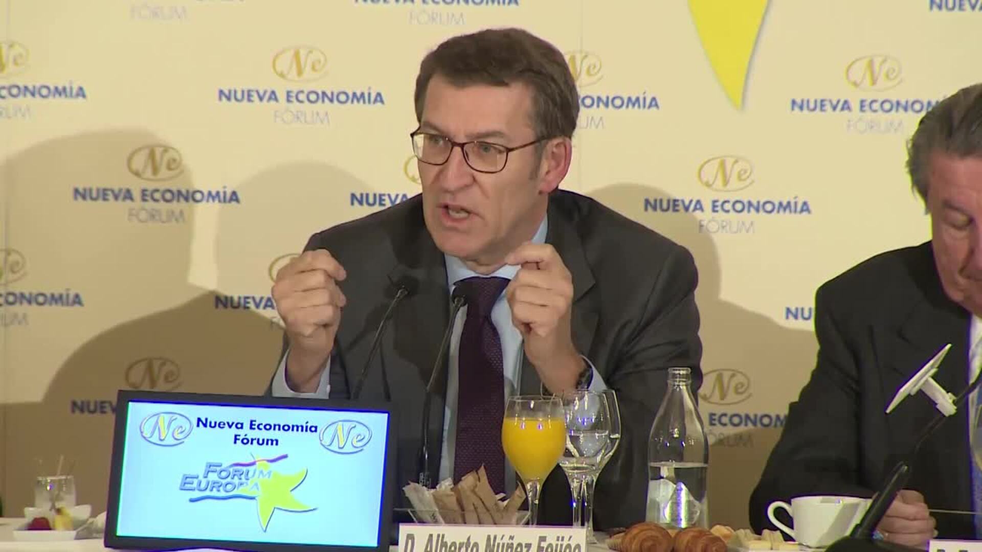 Feijóo avisa a Cs que no puede &quot;utilizar&quot; al PP para lograr escaños