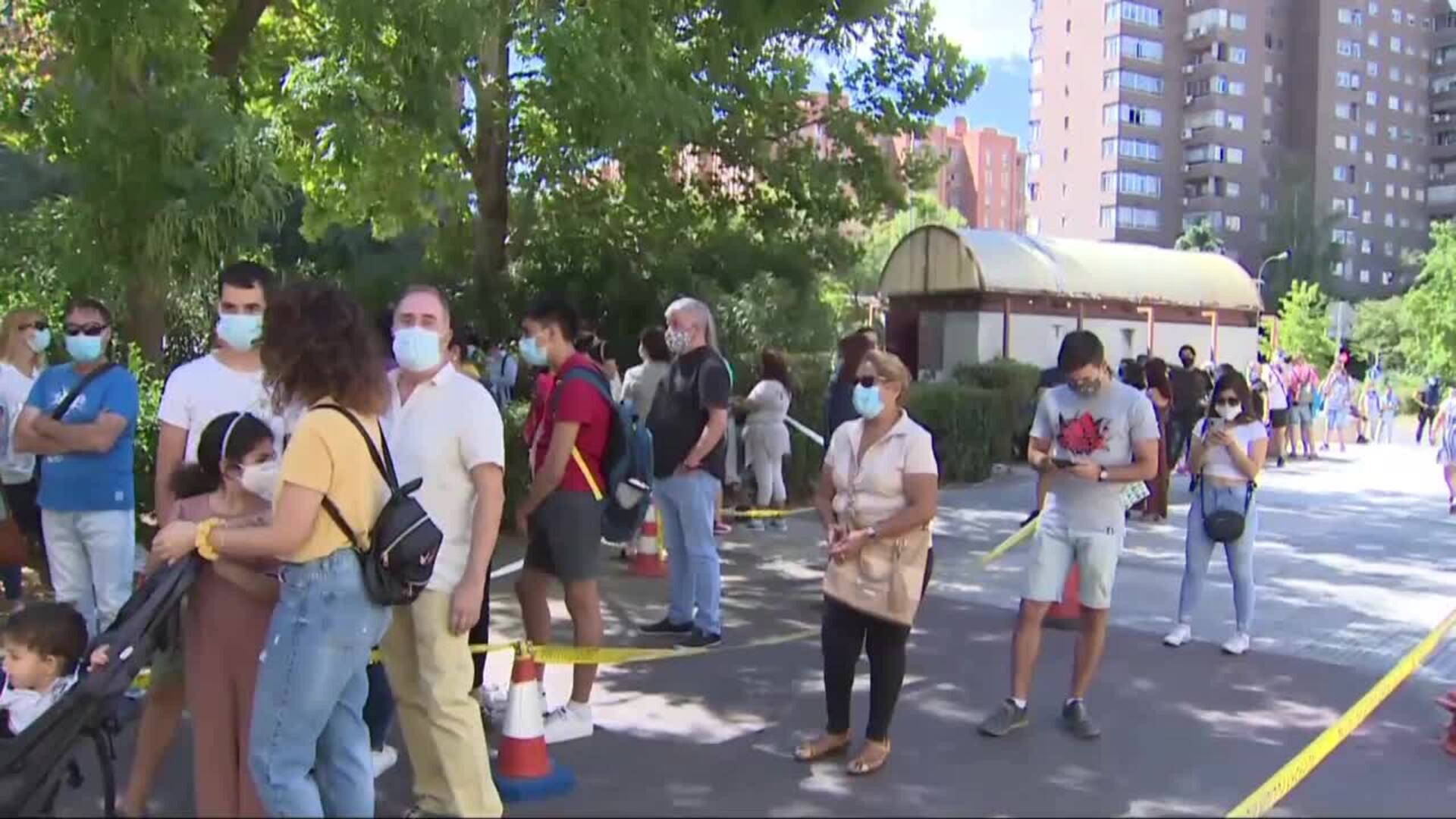 Segunda ronda de PCR aleatorias de Madrid en Puente de Vallecas