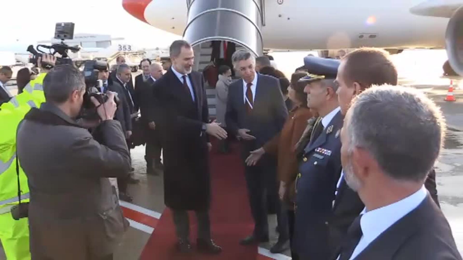 El rey Felipe llega a Jerusalén