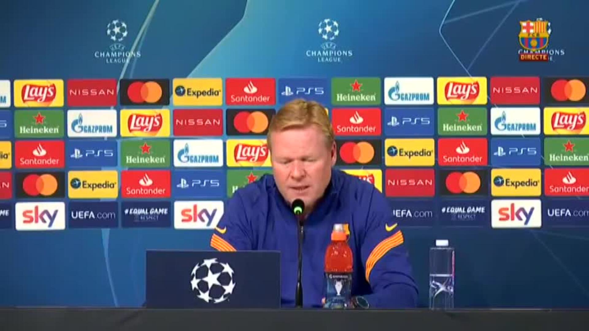 Koeman: &quot;El reto es tan grande que pido tranquilidad y tiempo&quot;