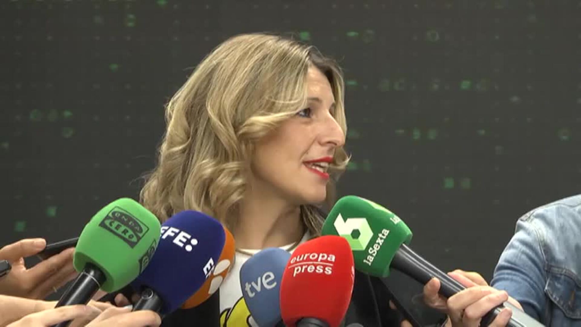 Yolanda Díaz se muestra &quot;muy ilusionada&quot; con &#039;Sumar&#039;