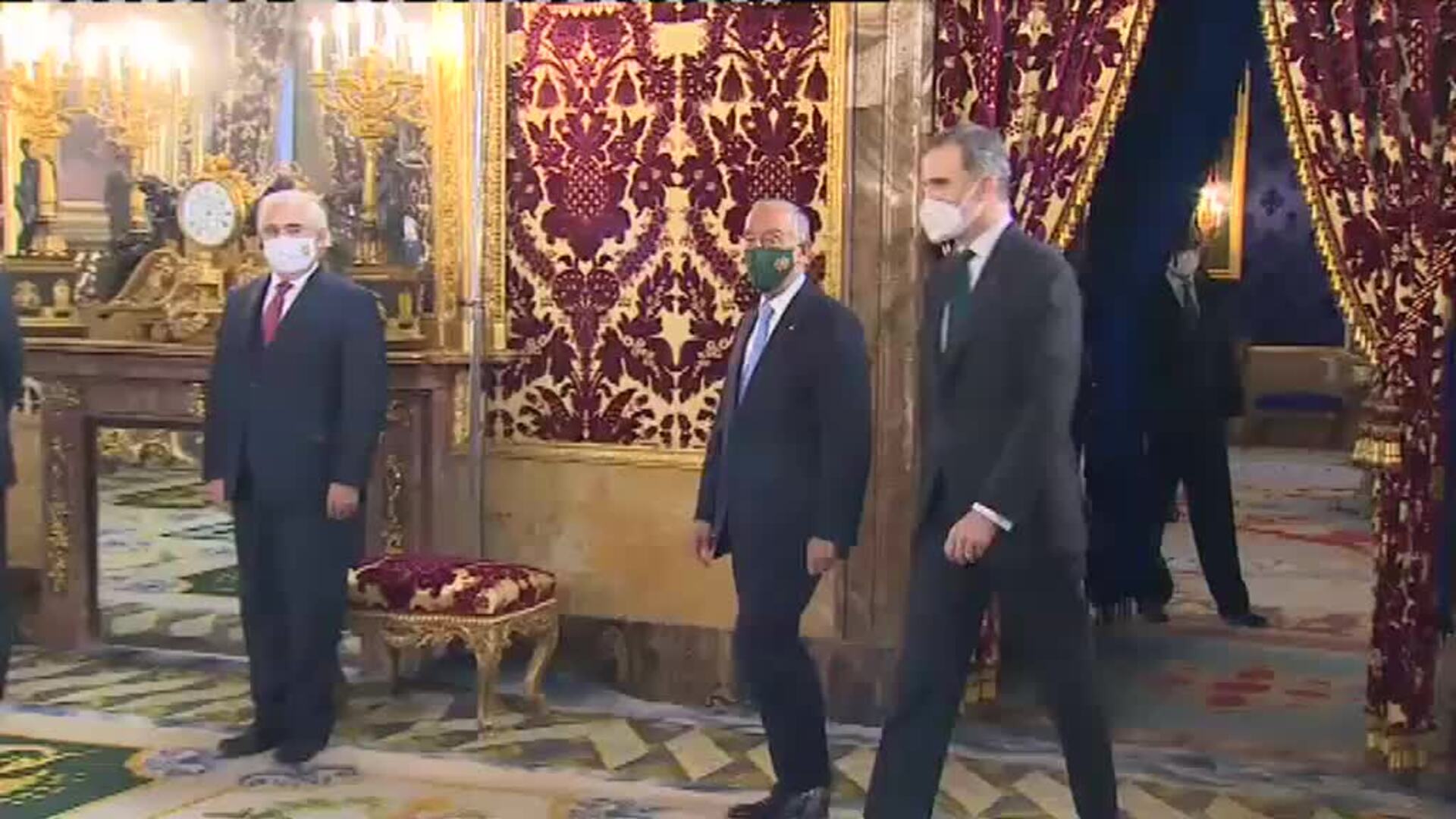 Encuentro del Rey con el presidente de la República de Portugal