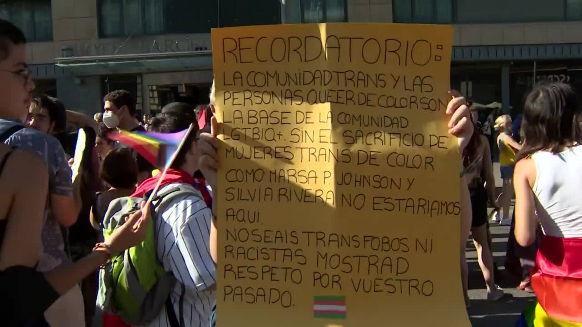 Manifestación en Barcelona con motivo del Orgullo