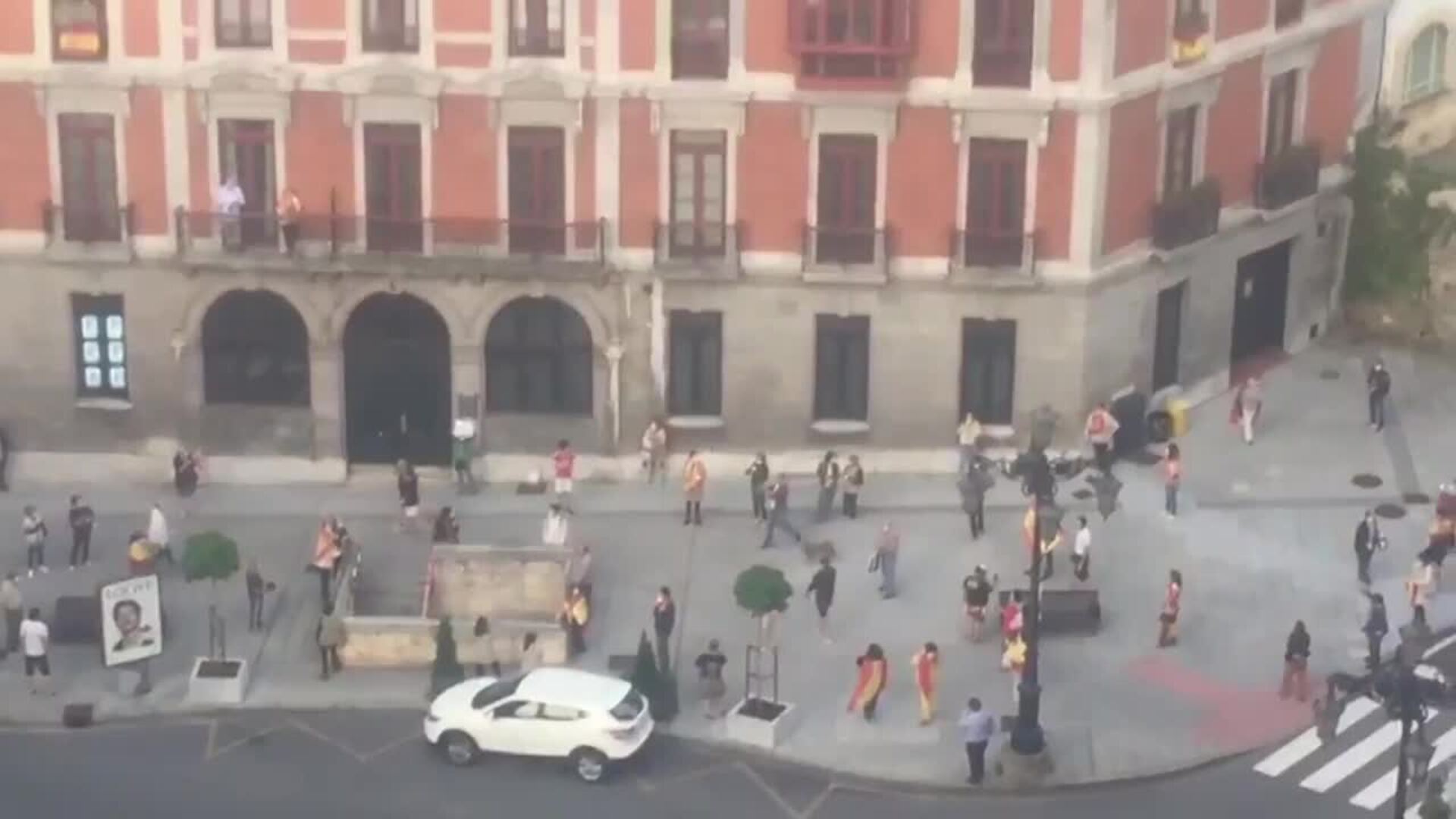 Protestas en Oviedo pidiendo la dimisión del Gobierno de España