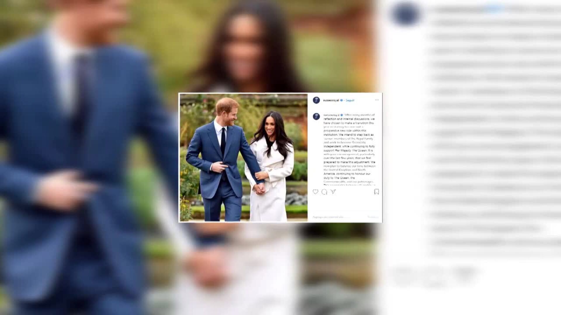 Los duques de Sussex anuncian su retirada como miembros &#039;senior&#039;