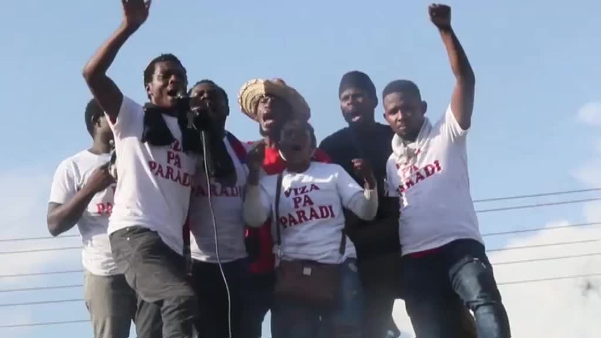 Protesta en Haití contra el presidente Jovenel Moise a quien acusan de corrupción