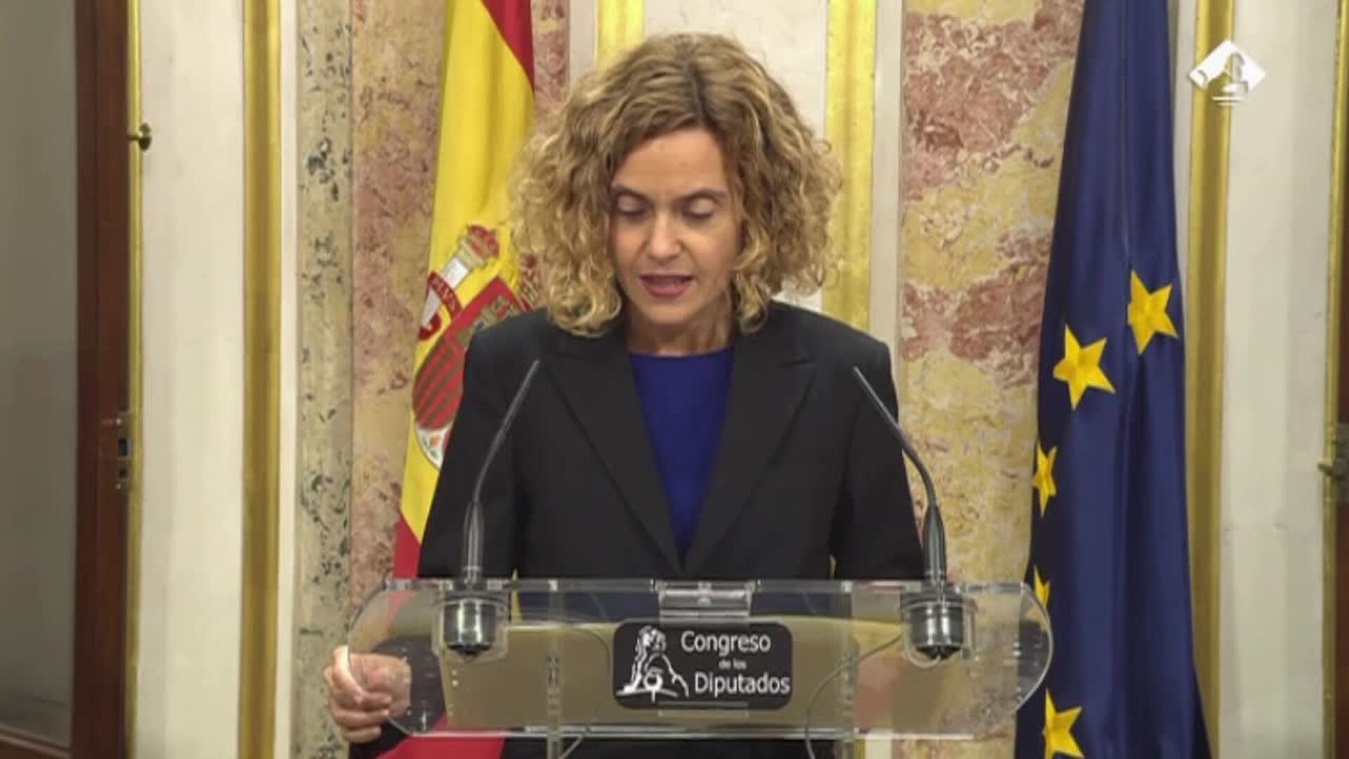 Batet anuncia que el Rey ha designado a Sánchez como candidato