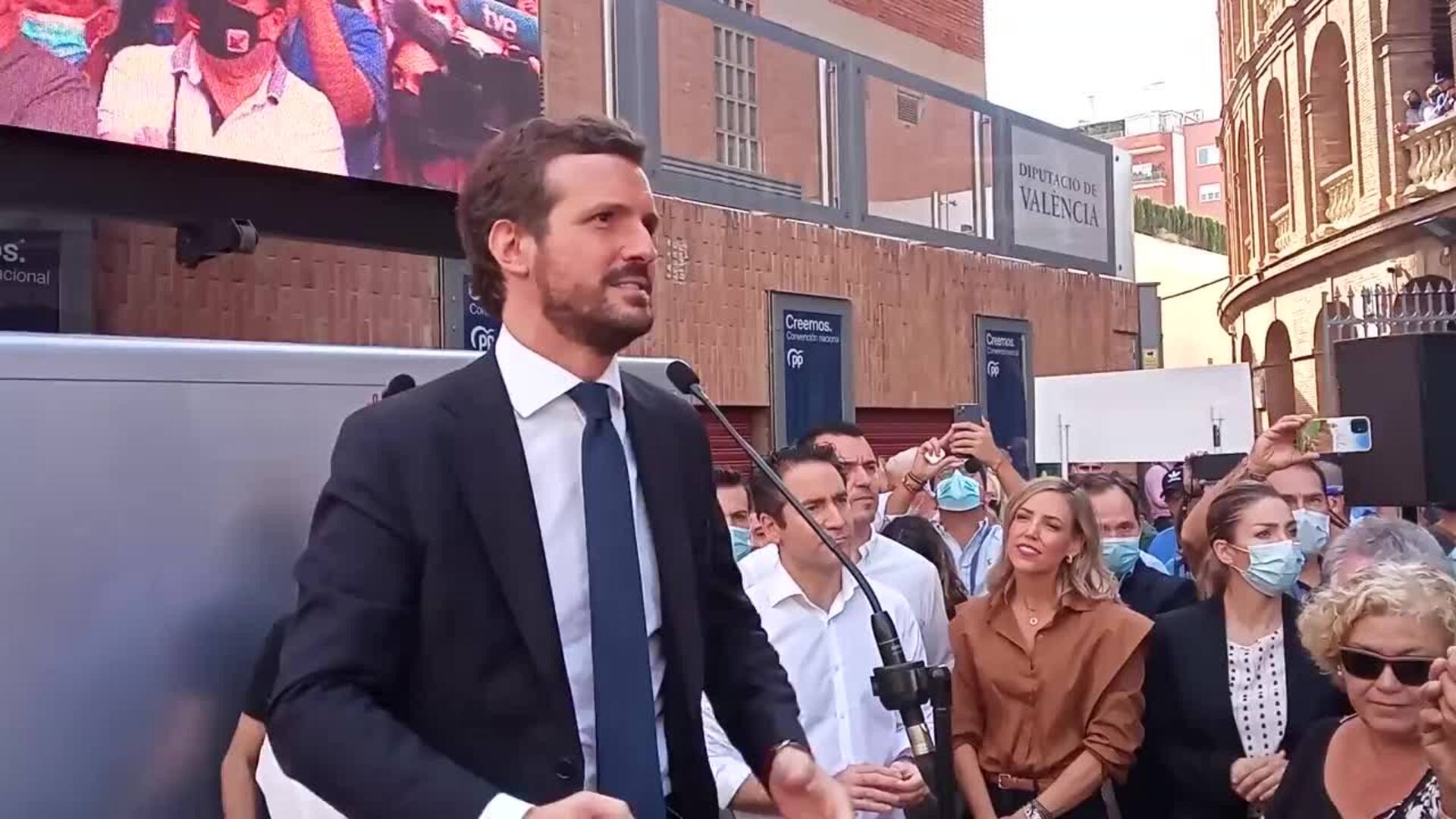 Casado: &quot;El PP, una vez más, es la fuerza necesaria para España&quot;