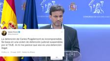 Puigdemont pide a Europa recuperar la inmunidad de urgencia