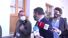 Abascal convierte su rueda de prensa en Sevilla en un mitin para advertir a Moreno del «puñal» de Cs