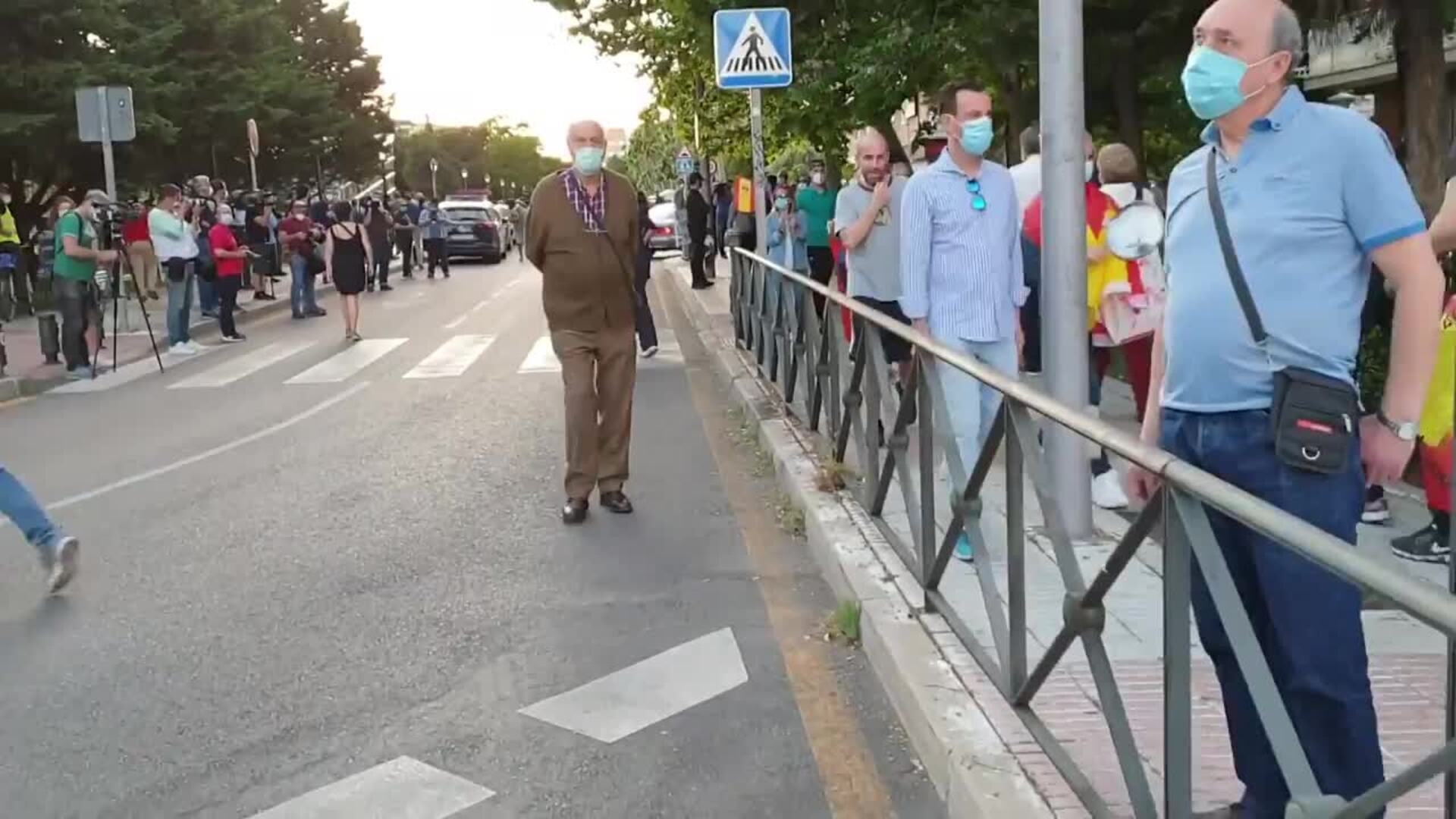 La policia vigila la cacerolada en Alcorcón para evitar enfrentamientos