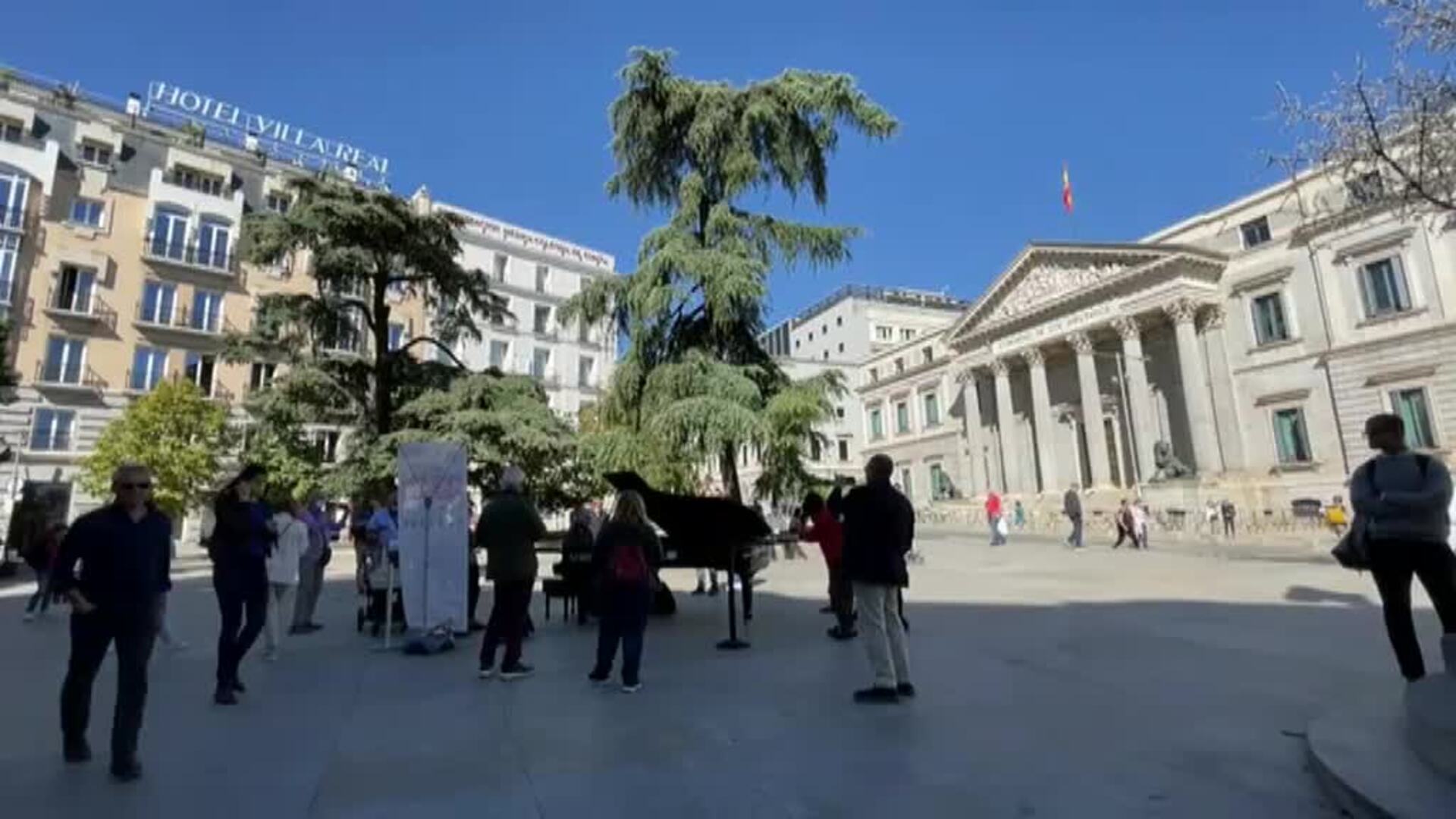 Diez pianos de cola acercan la música a los madrileños