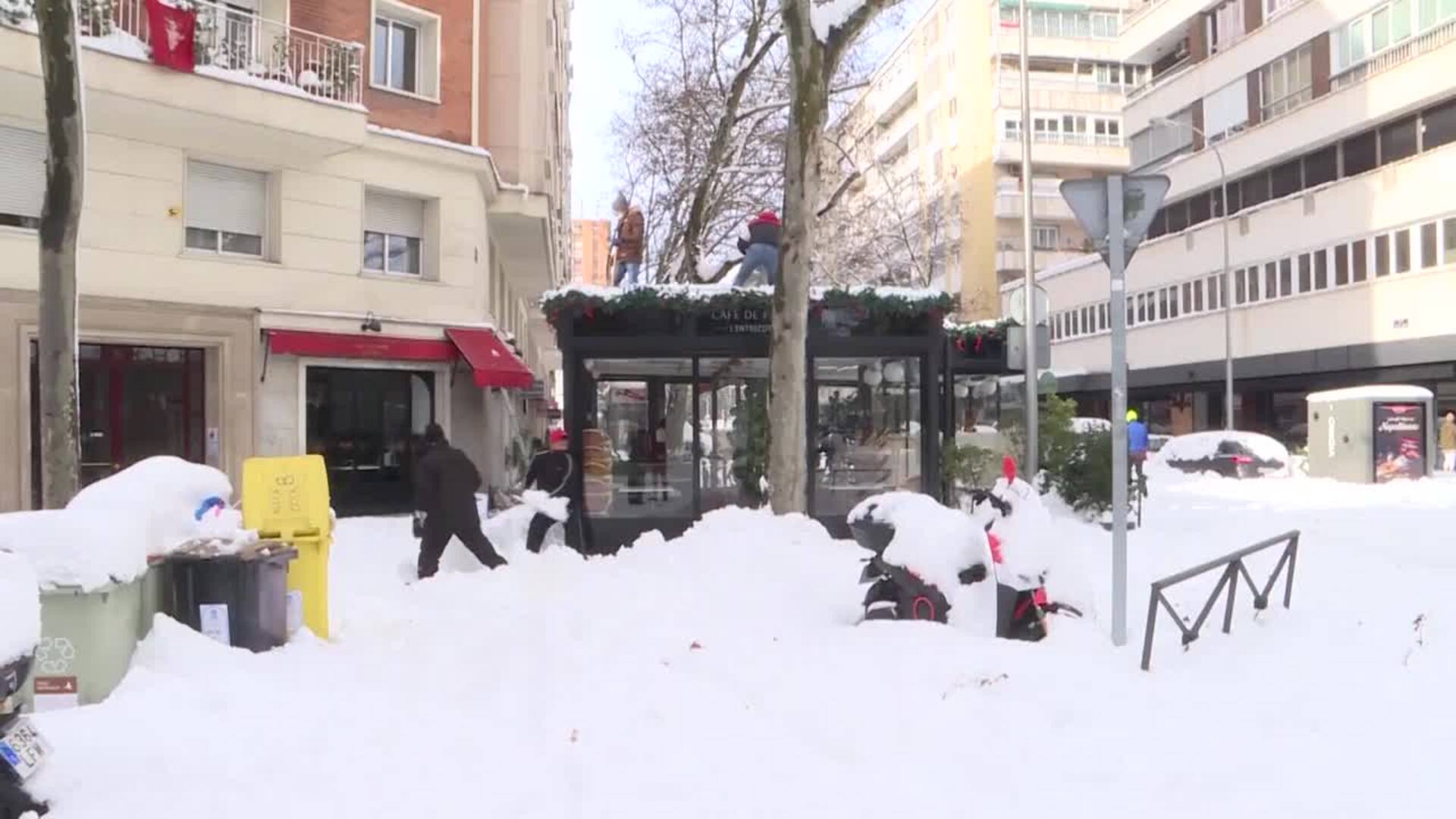 Madrid estudia solicitar zona catastrófica y Marlaska no ve daños importantes