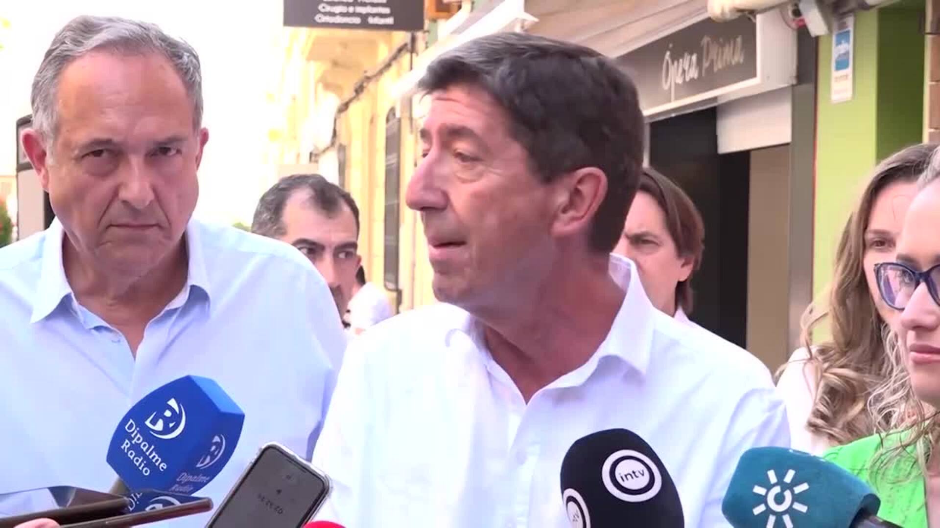 Marín (Cs) a Vox: &quot;Andalucía no es el trampolín para llegar al sillón de La Moncloa&quot;