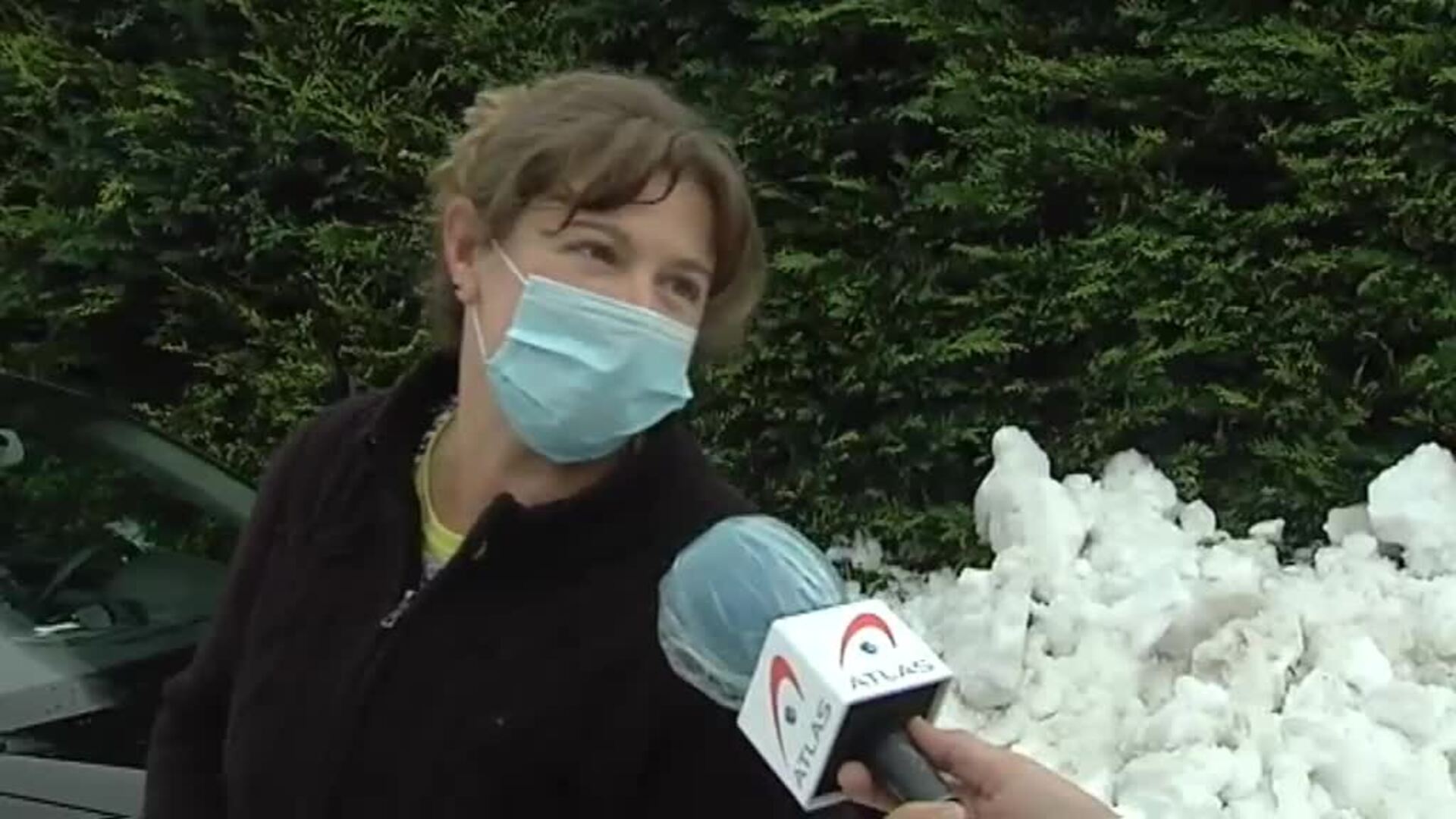 Media España cubierta de nieve