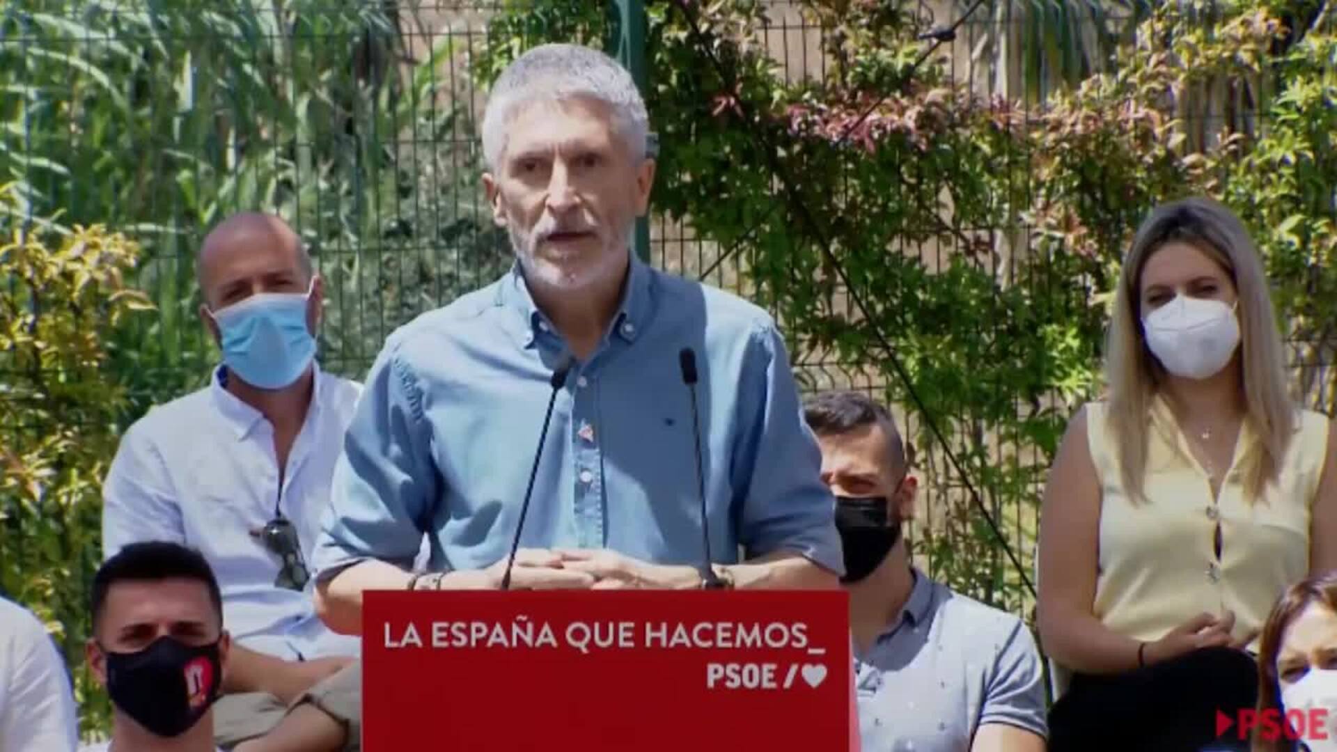 Marlaska defiende que los indultos son &quot;convivencia, concordia y diálogo&quot;