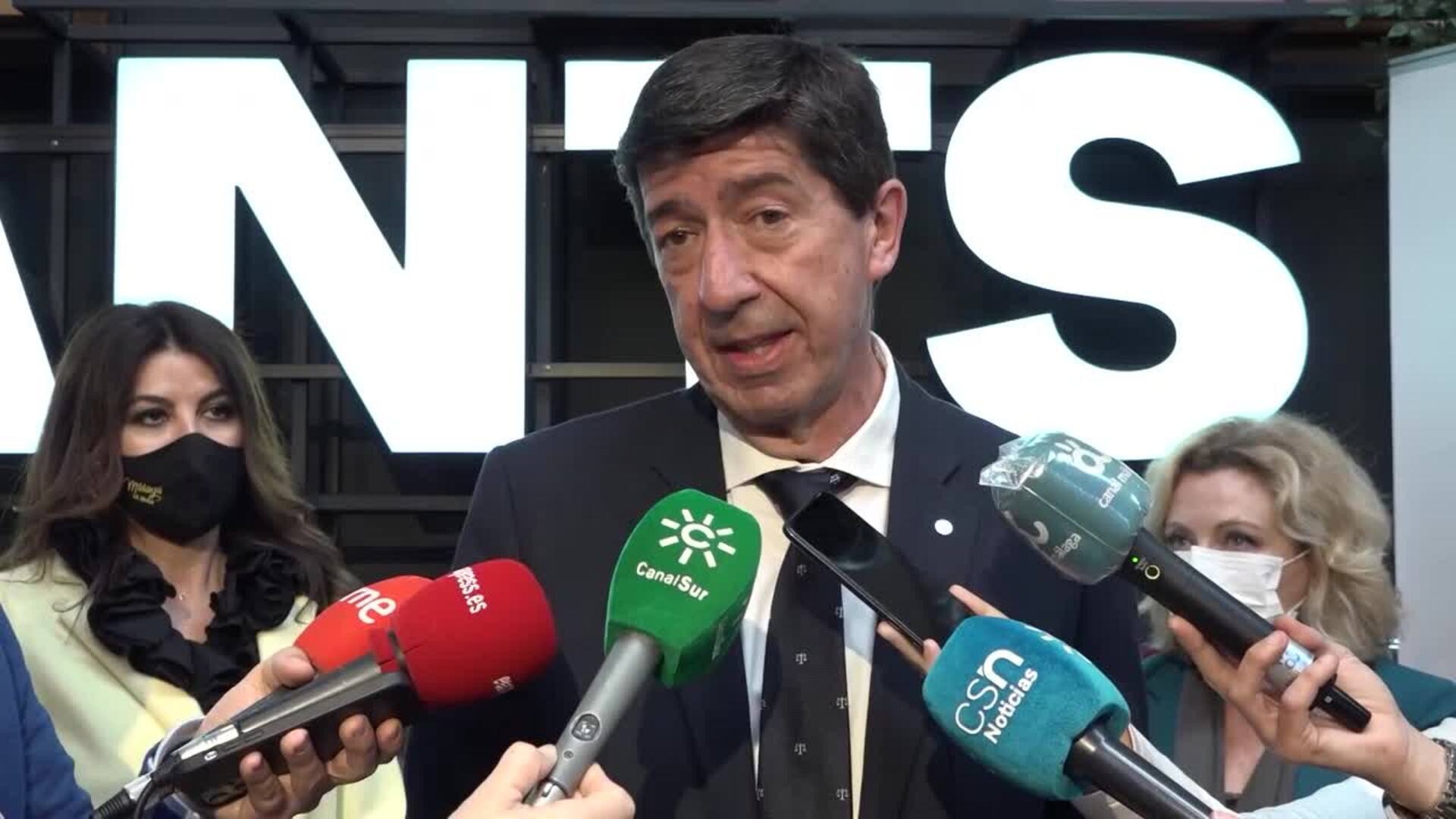 Marín espera una &quot;pronta solución&quot; al paro de transportistas en Andalucía