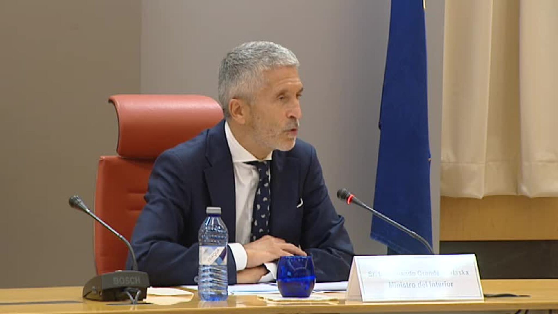 Marlaska califica de &quot;preocupantes&quot; las últimas noticias del rey Juan Carlos