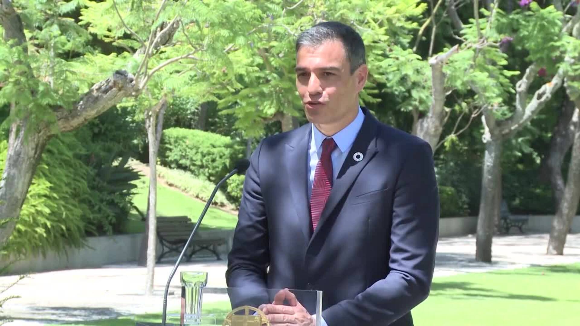 Sánchez, &quot;agradecido&quot; por la respuesta de los países a la candidatura de Calviño