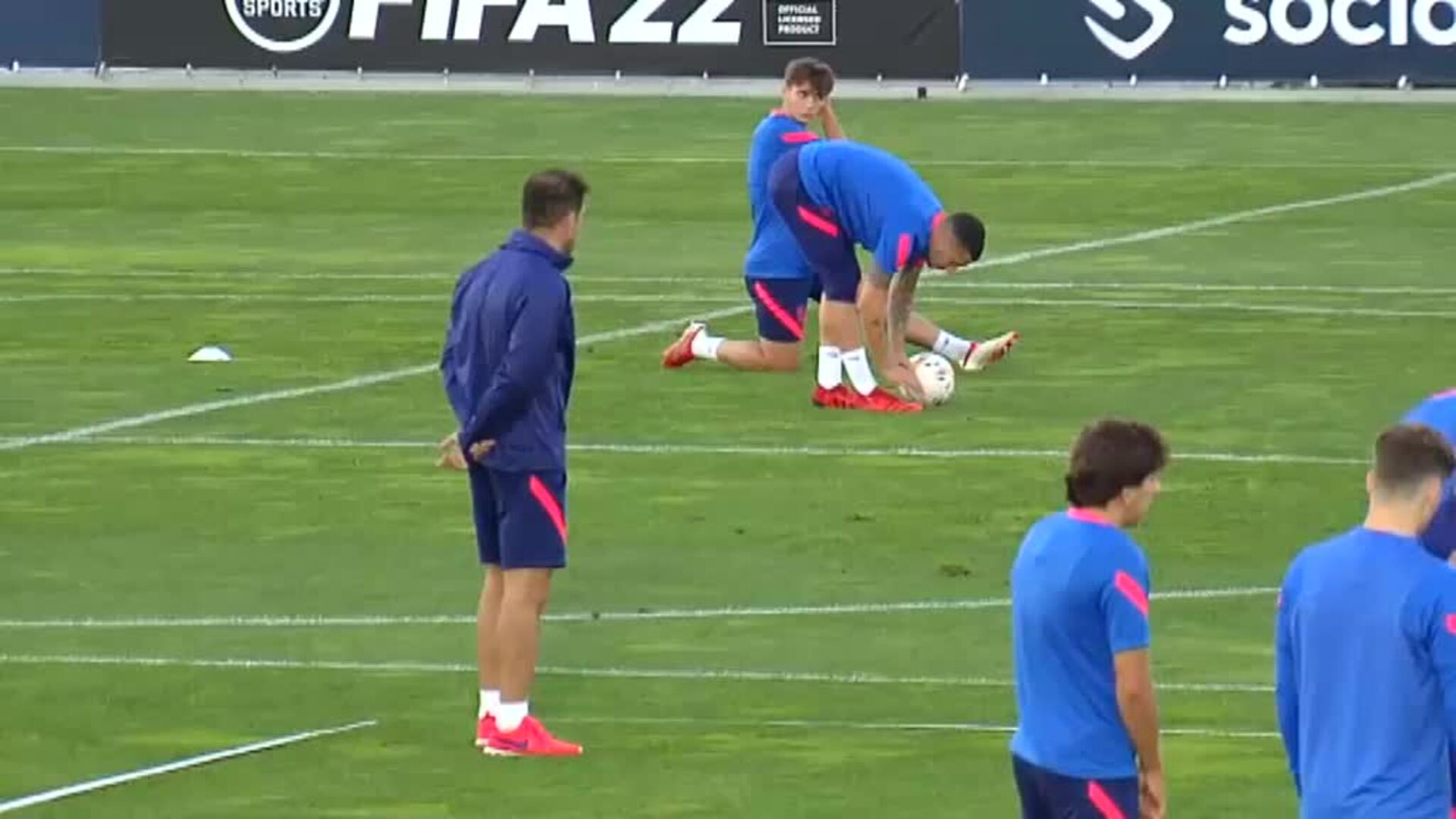 El Atlético de Madrid comienza una intensa semana de entrenamiento