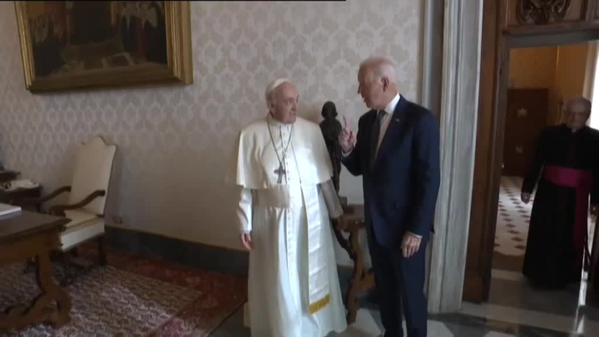 El papa recibe en audiencia a Joe Biden