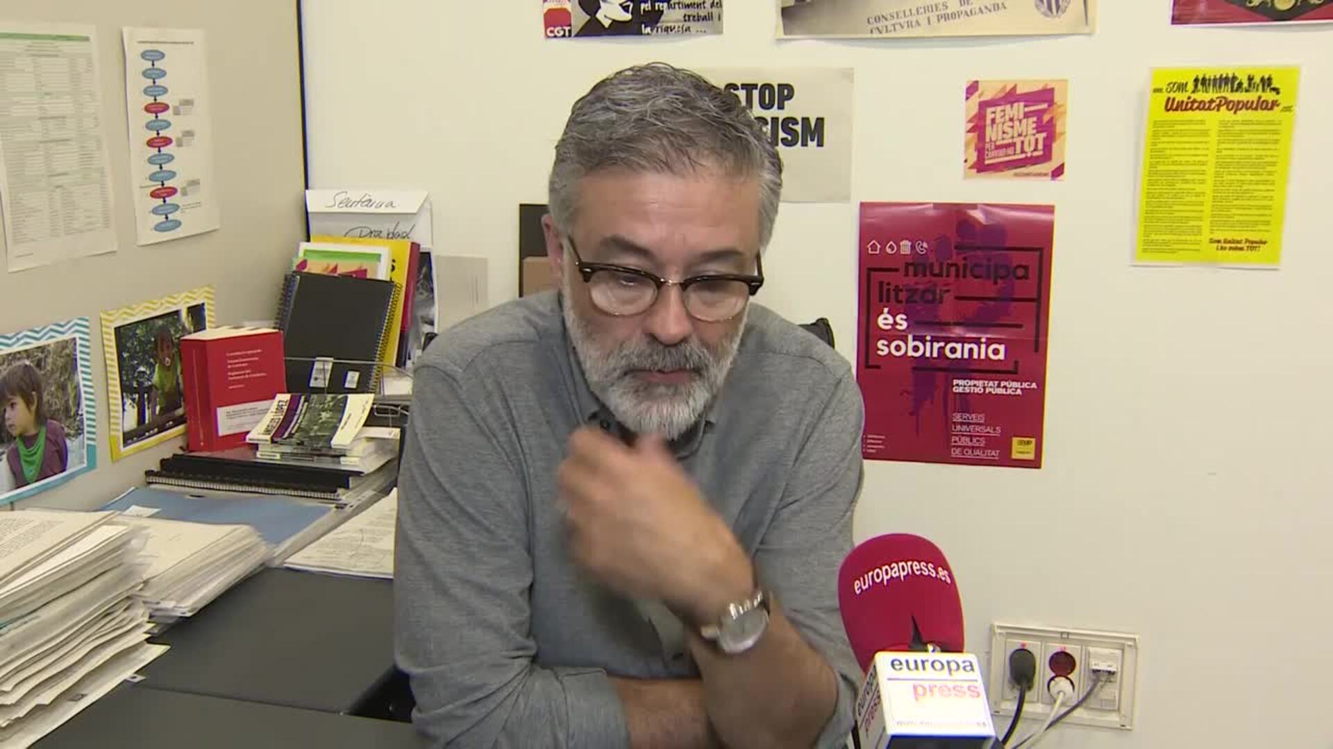 La CUP apuesta por una &quot;Huelga General continuada&quot; como respuesta a las sentencias