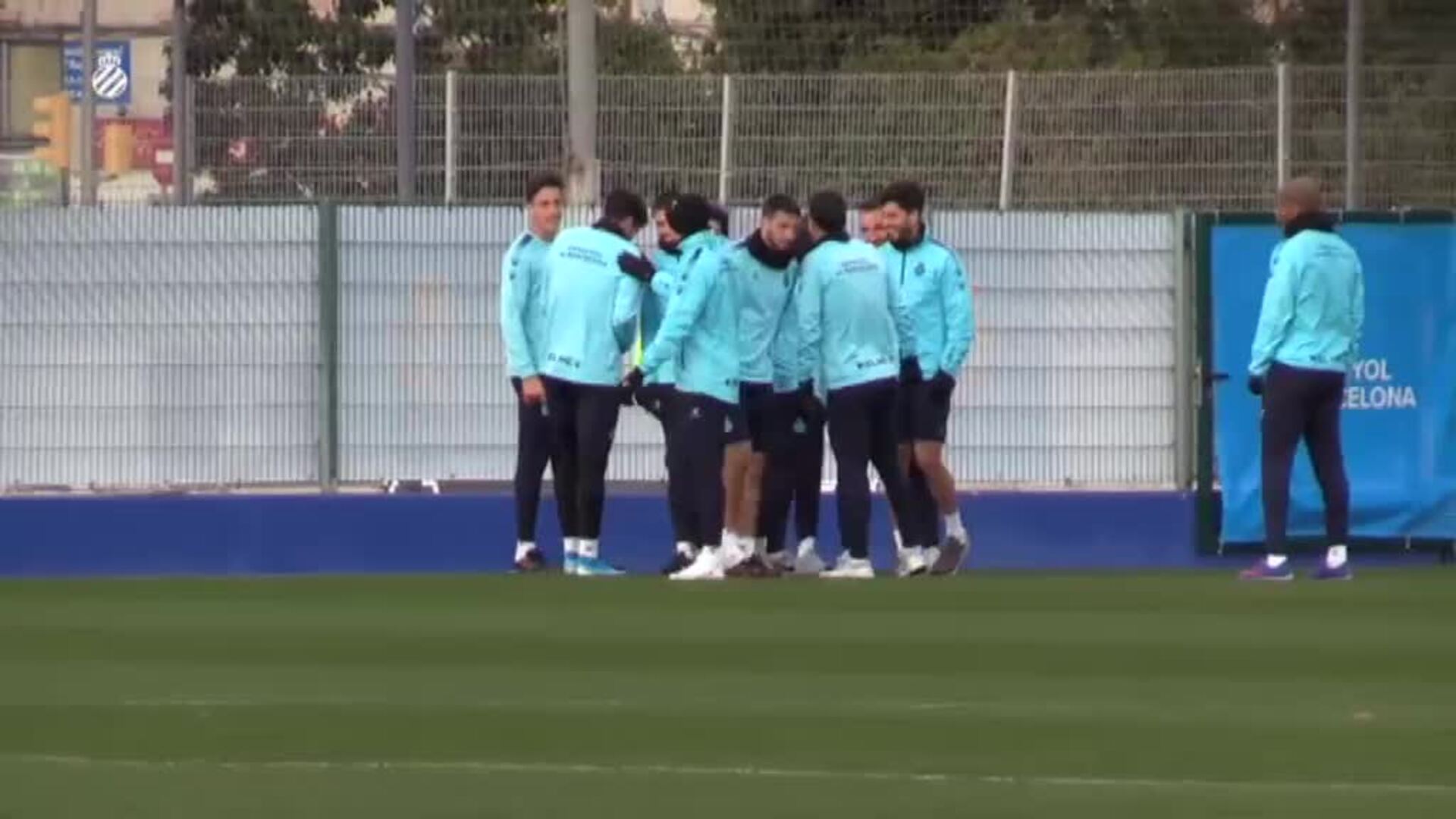 Leonardo Cabrera entrena con el Espanyol