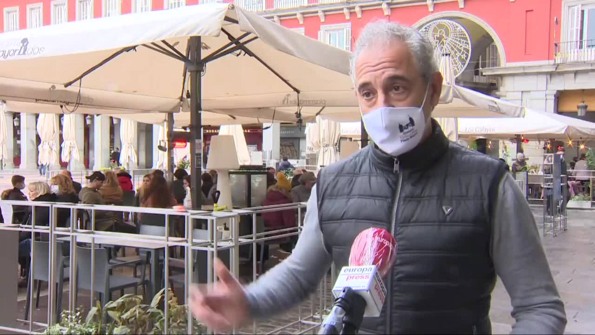 Hostelero de la Plaza Mayor factura la mitad que años anteriores