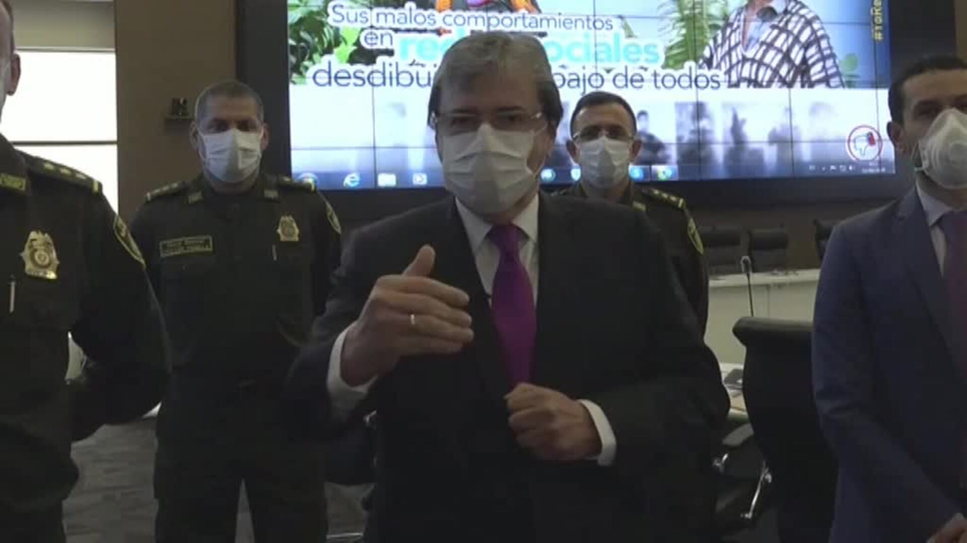 Fuertes protestas en Colombia por el asesinato de un hombre a manos de la policía