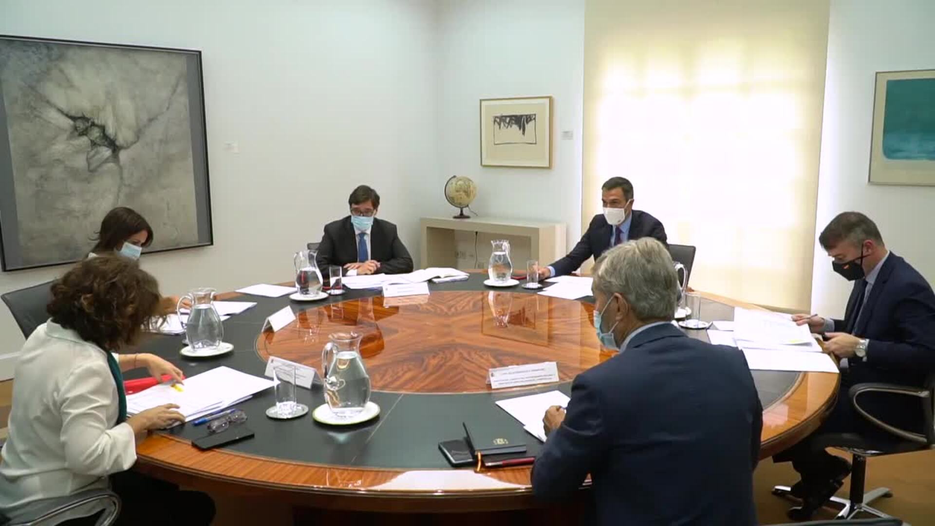 Sánchez preside reunión del Comité de Seguimiento del Coronavirus