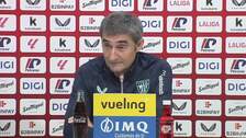 Ernesto Valverde: "Tenemos ganas de resarcirnos del 0-3 ante el Real Madrid"
