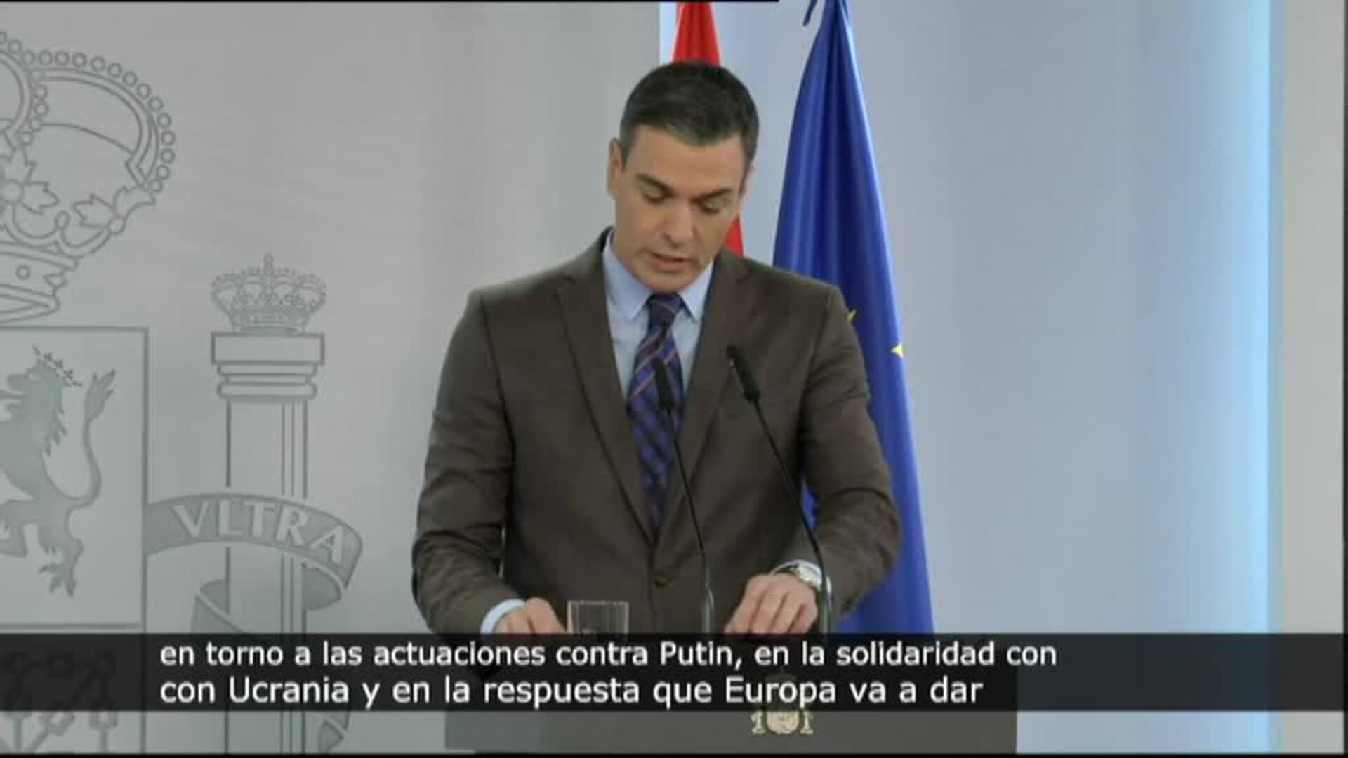 Sánchez cree que Putin ha cometido dos errores: &quot;pensar que ucrania se iba a rendir ante la invasión&quot; y &quot;que Europa estaría dividida&quot;