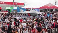 Erdogan participa en una feria aeroespacial y tecnológica en Nicosia