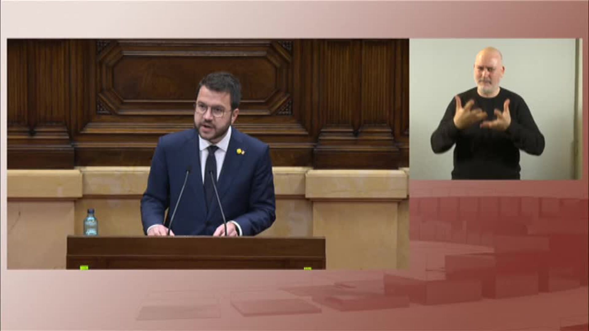 Aragonés: &quot;Presento mi candidatura para hacer posible la culminación de la independencia&quot;