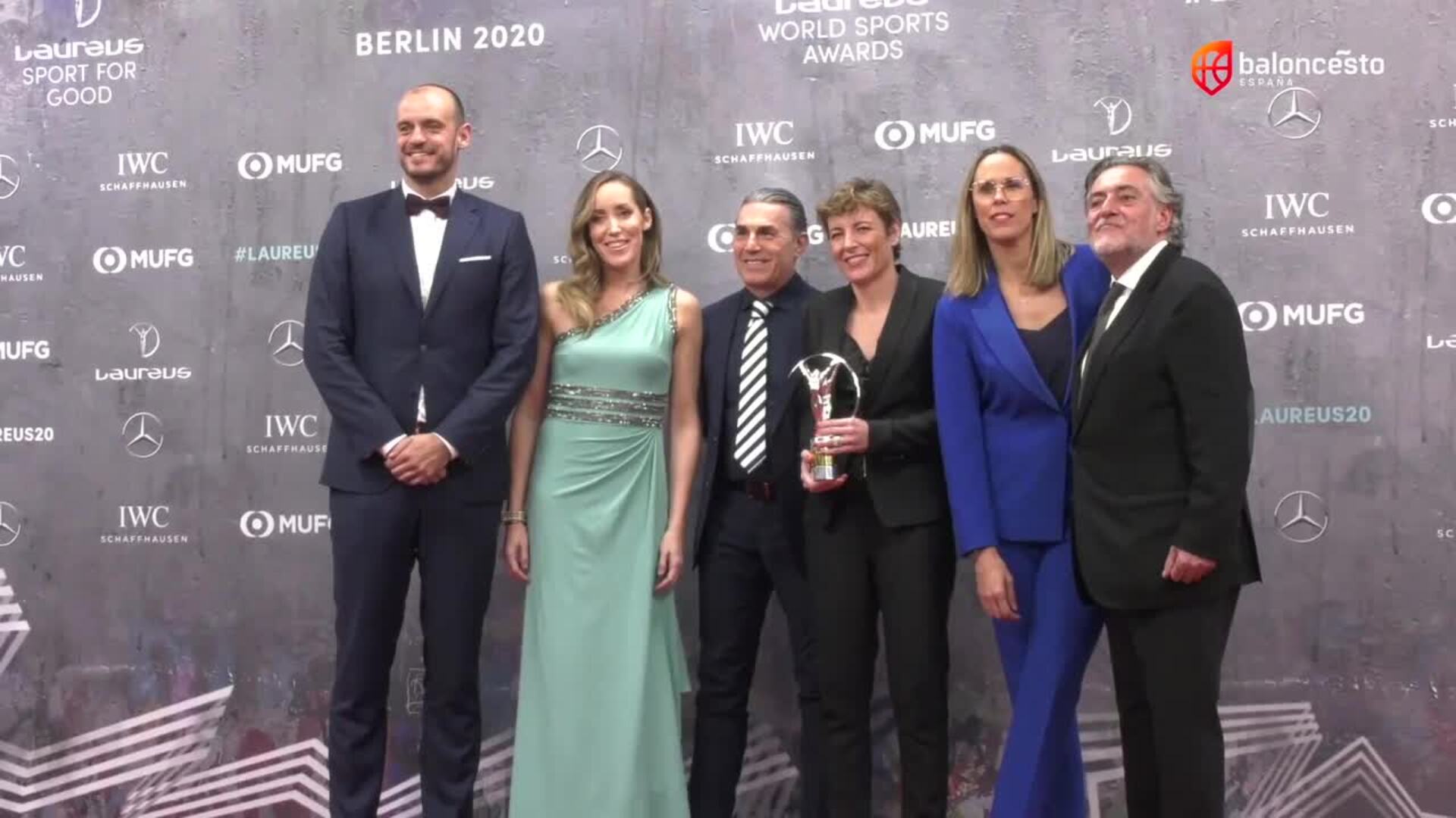 Los Premios Laureus reconocen los 20 años de éxitos del baloncesto español