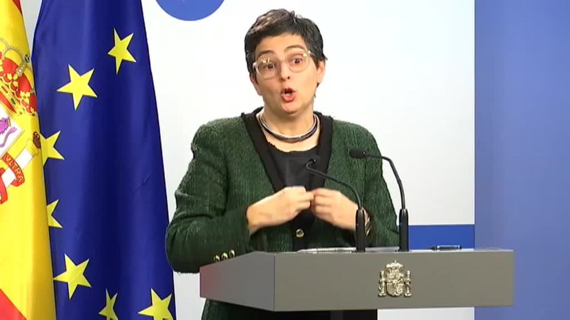 González Laya cree en &quot;una salida democrática&quot; al conflicto en Venezuela