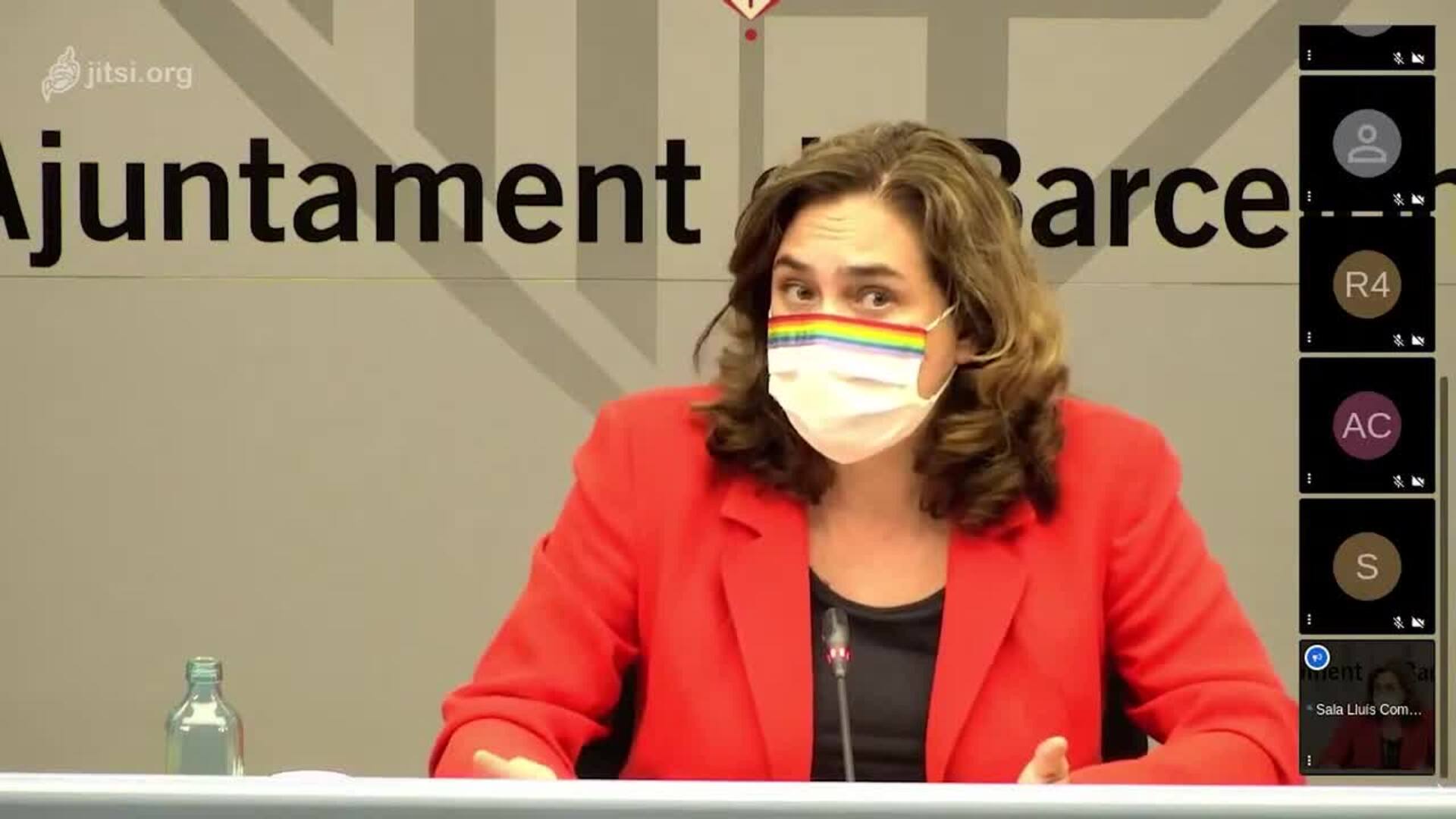 Colau afirma que la Generalitat reorientará las medidas en el área metropolitana