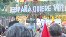 Abascal acusa a Sánchez de «gobernar contra los españoles» y le compara con Hugo Chávez