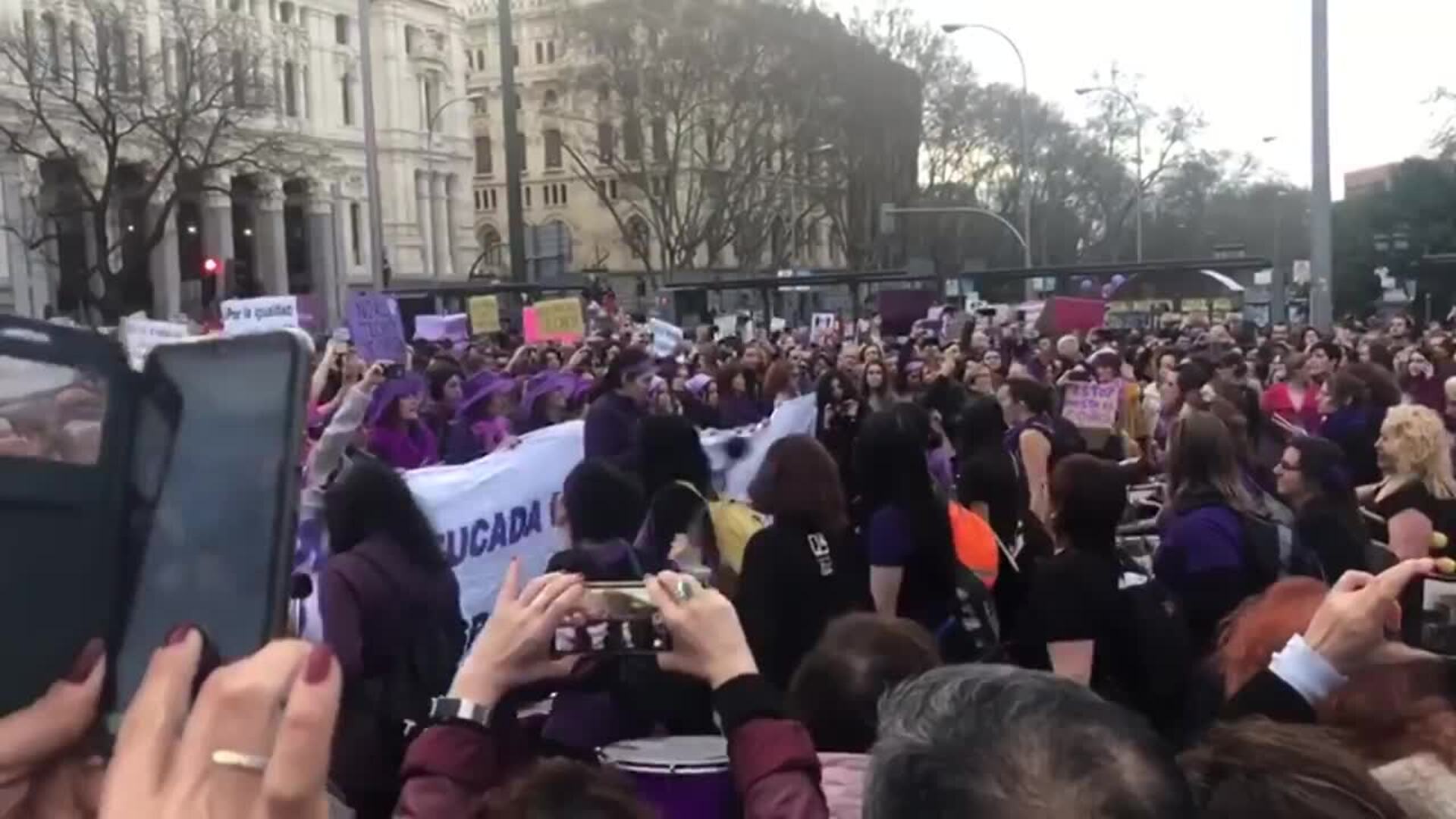 Performance &#039;El violador eres tú&#039; en Madrid