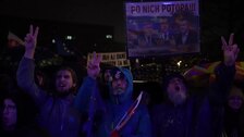Masiva protesta contra el Gobierno populista eslovaco