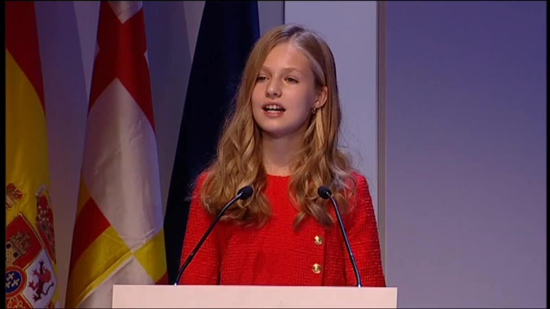 Leonor: &quot;Llevo a Cataluña en el corazón&quot;