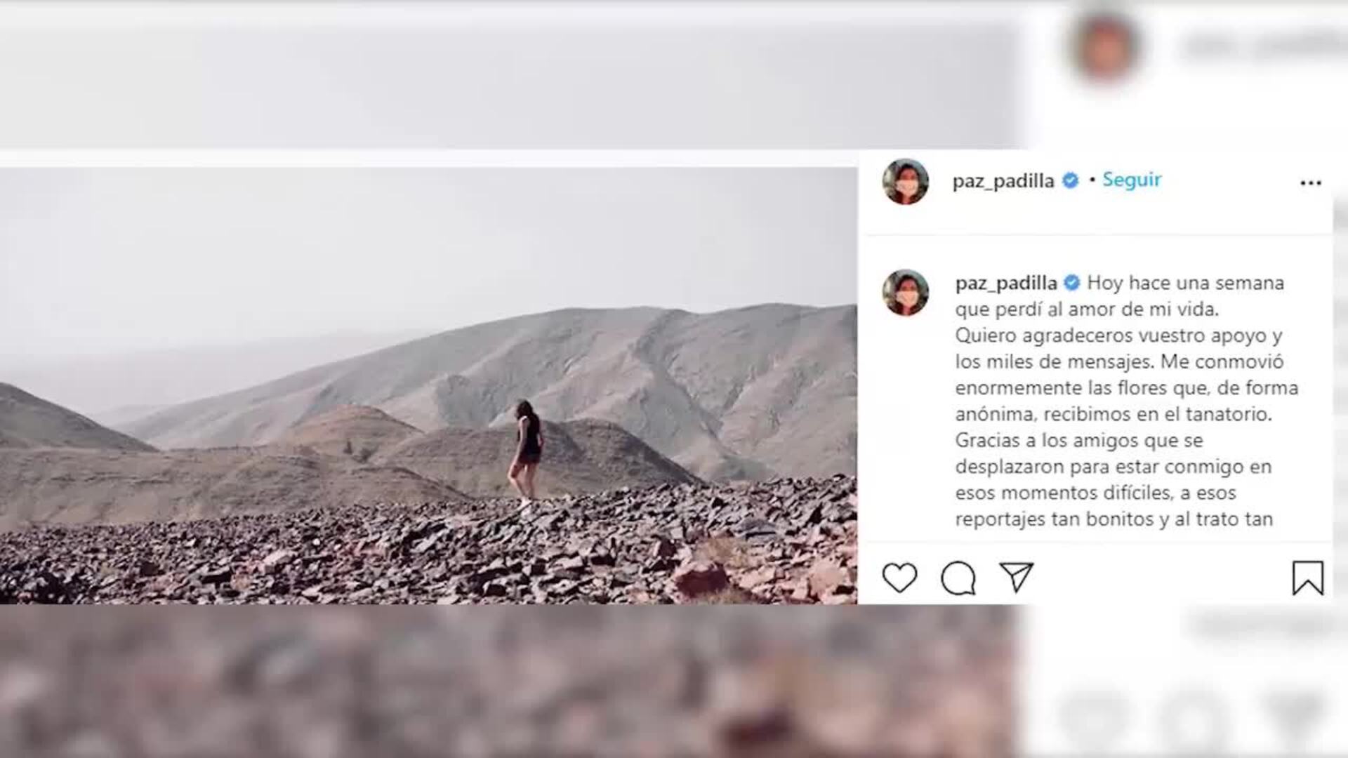 Paz Padilla: &quot;Soy un animal herido, pero avanzo&quot;