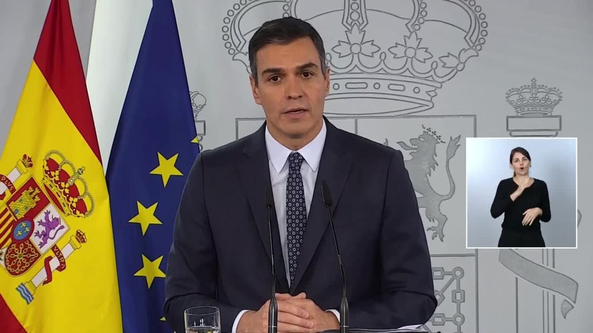 Sánchez llama a Casado para que el PP apoye en el Congreso el estado de alarma