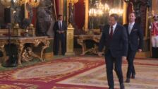 Los líderes internacionales cenan en el Palacio Real