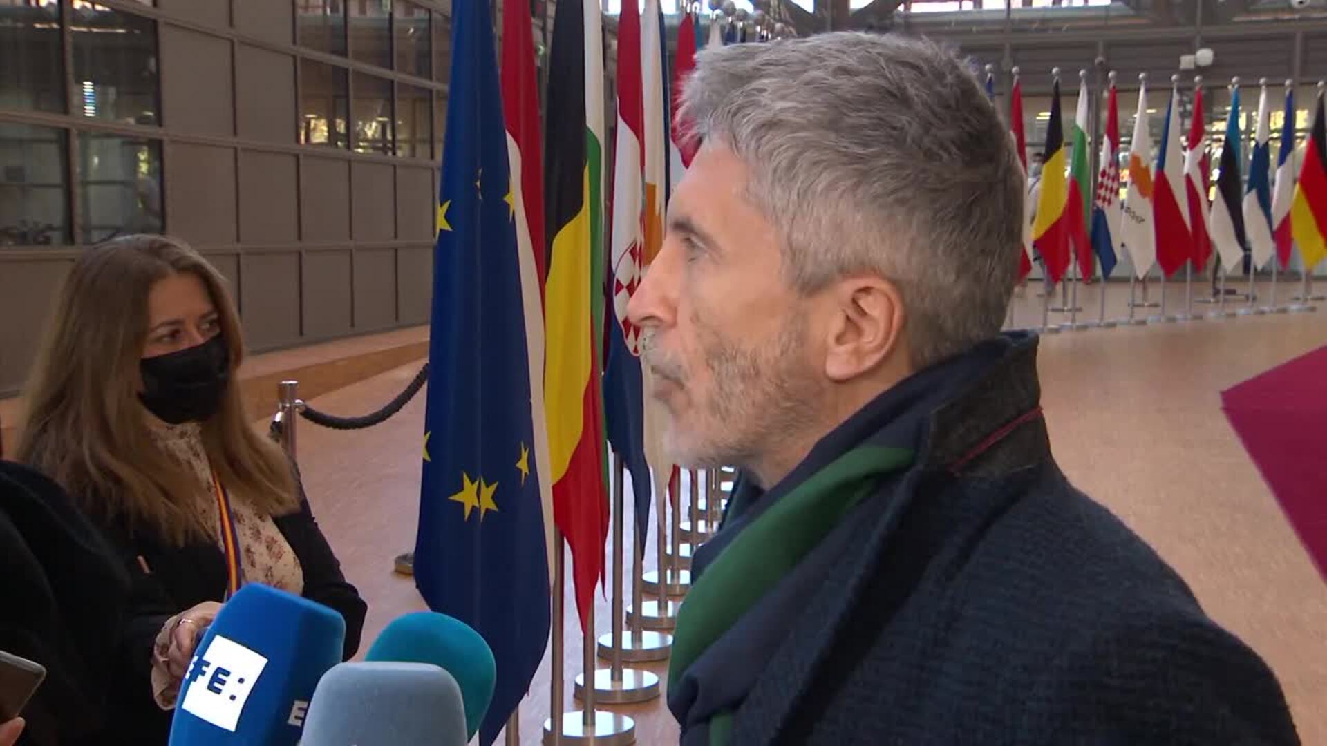 Marlaska asegura que España &quot;no va a ahorrar esfuerzos&quot; para dar acogida a refugiados