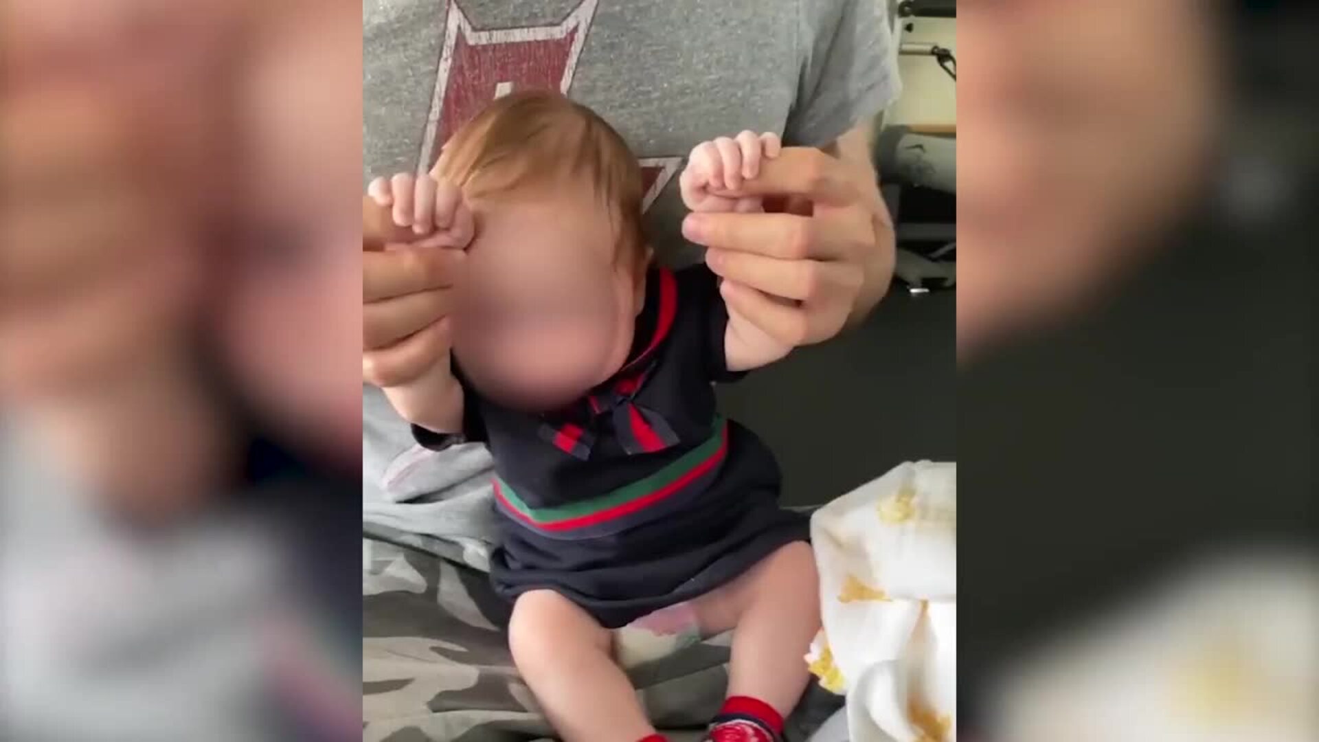 Enrique Iglesias disfruta bailando con su hija Mary