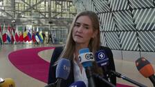 Declaraciones de Sara Aagesen a su llegada al consejo de ministros de Medioambiente