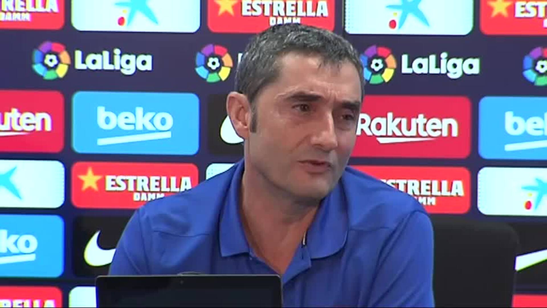 Valverde: &quot;No he querido leer la entrevista a Messi&quot;