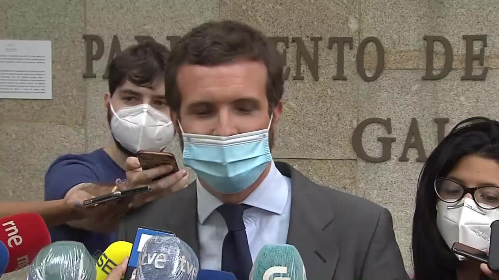 Casado: &quot;Feijóo es una referencia de buena gestión en la política autonómica española&quot;